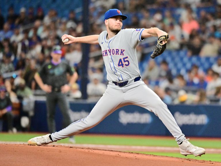 Mets RHP Christian Scott (Julio Aguilar/Getty Images)