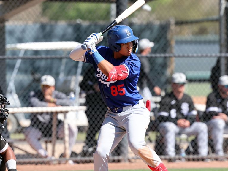 Dodgers prospect Eduardo Quintero (Photo by Bill Mitchell)