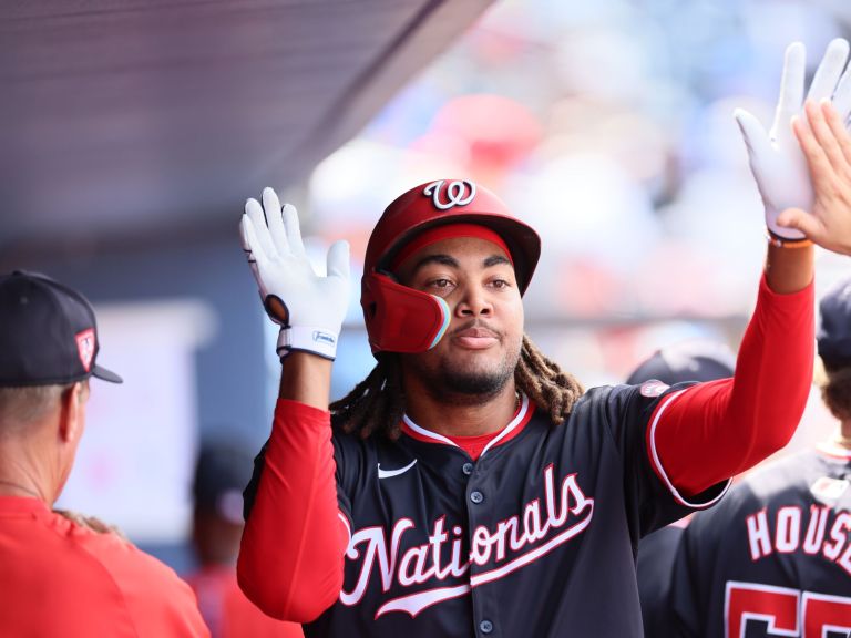 Nationals top prospect James Wood (Photo by Tom DiPace)