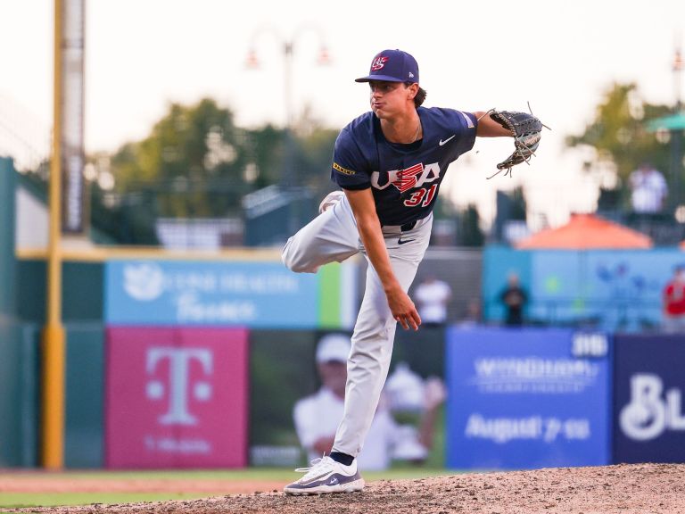 RHP Tyler Bremner (Photo courtesy of USA Baseball)